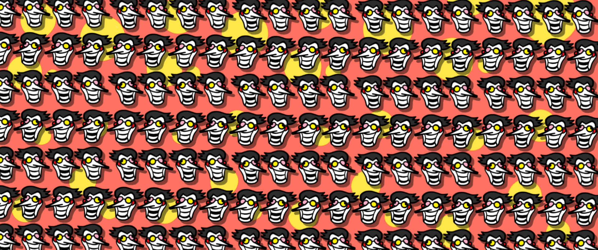 Spamton, The Mysterious Salesman In Black And White Background