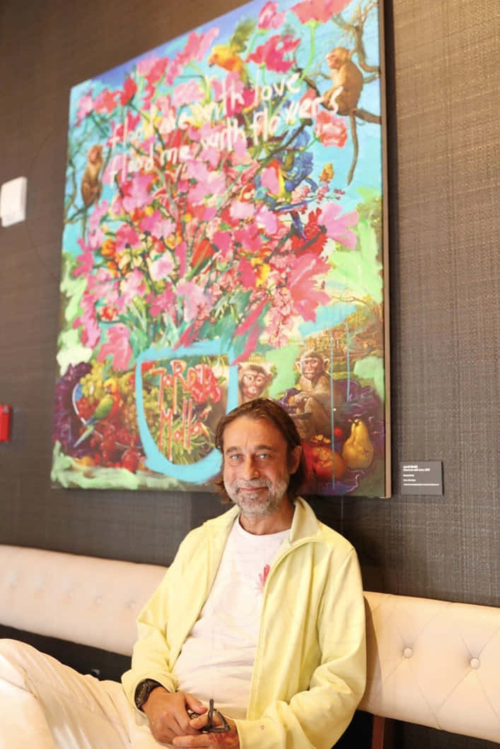 Spanish Actor Jordi Mollà In An Artistic Setting Background