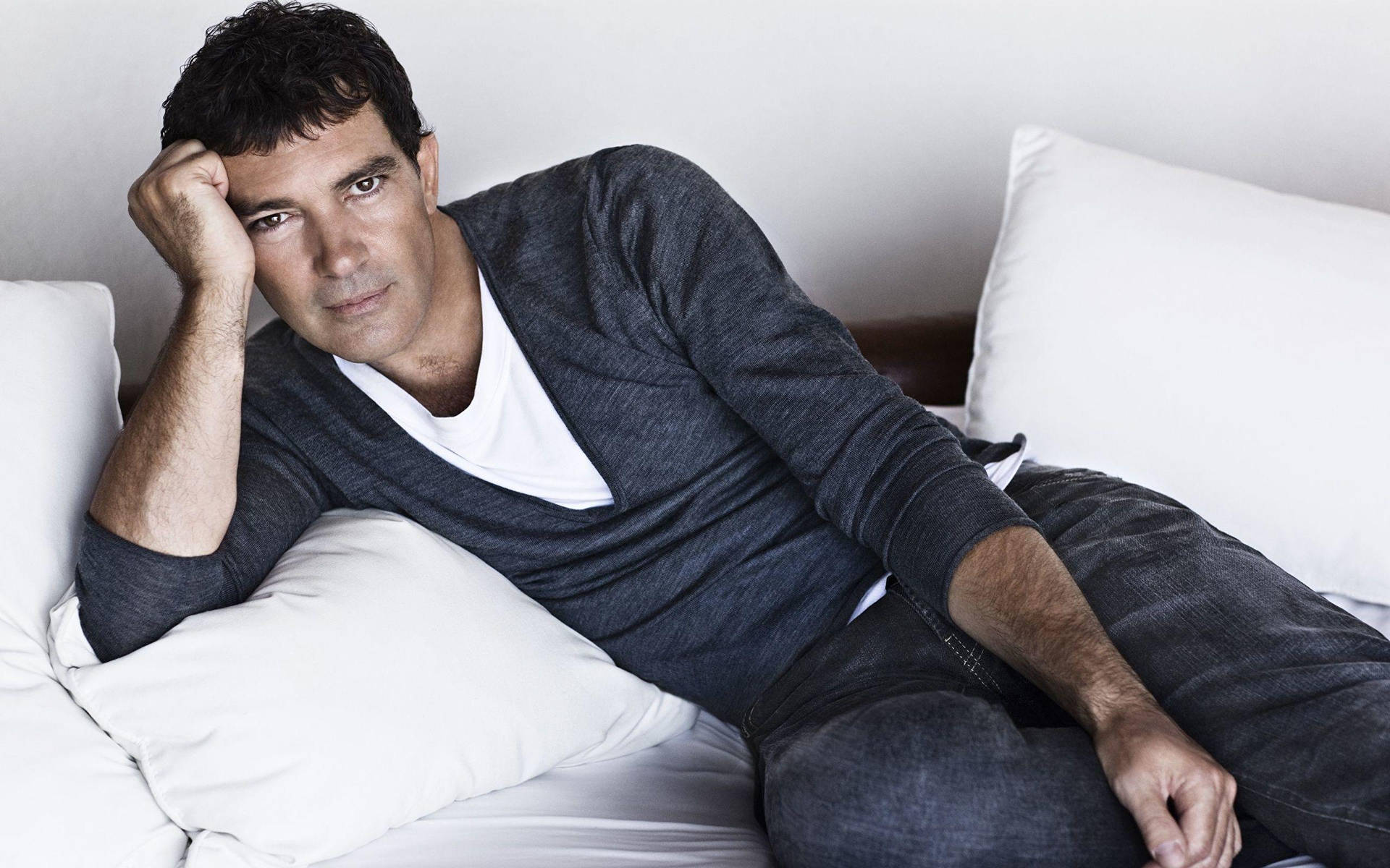 Spanish Singer Antonio Banderas Background