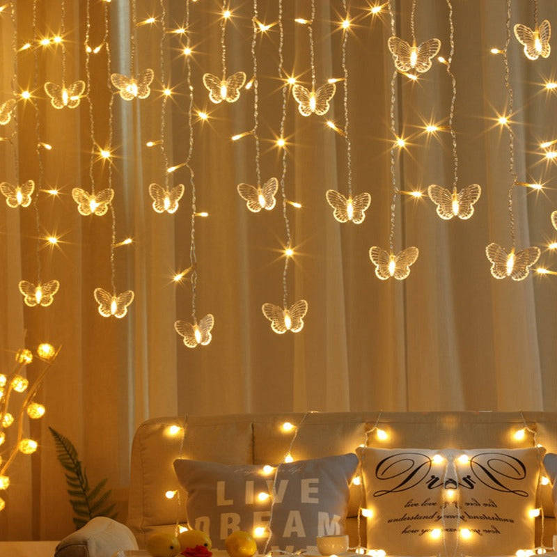 Spark A Magical Moment With Fairy Lights Aesthetic. Background