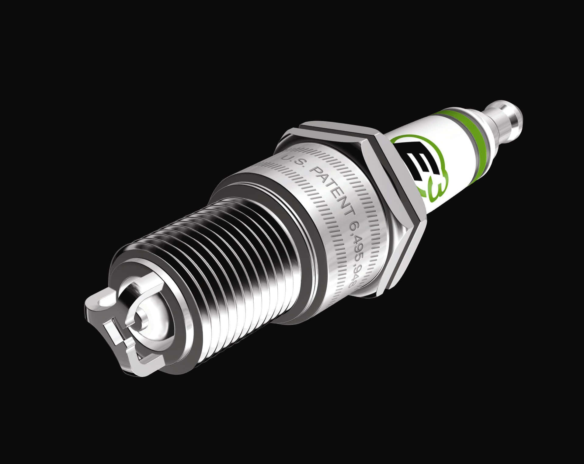 Spark Plug Metal Black Background Background