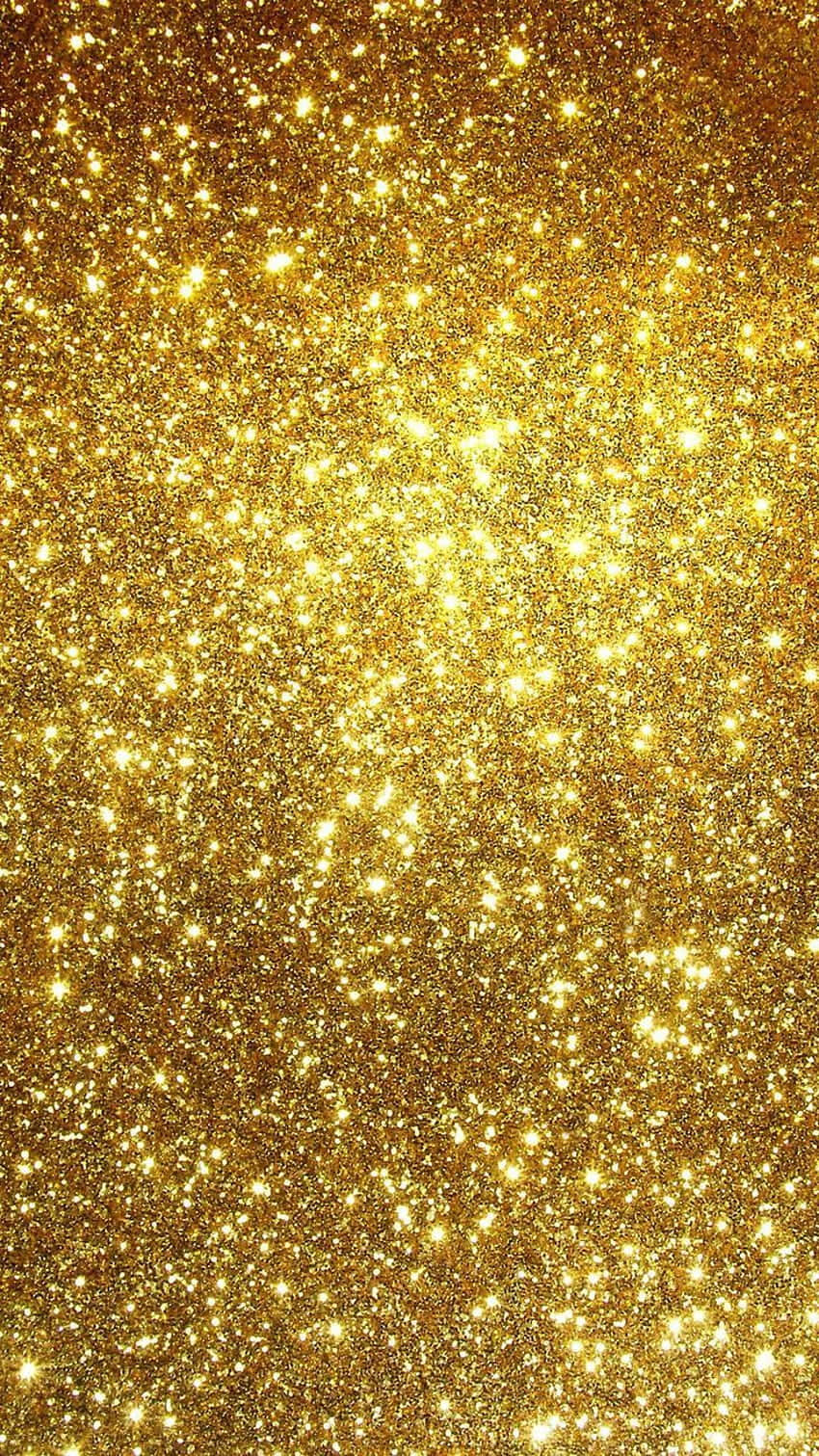 Sparkle In Style With Yellow Glitter Background