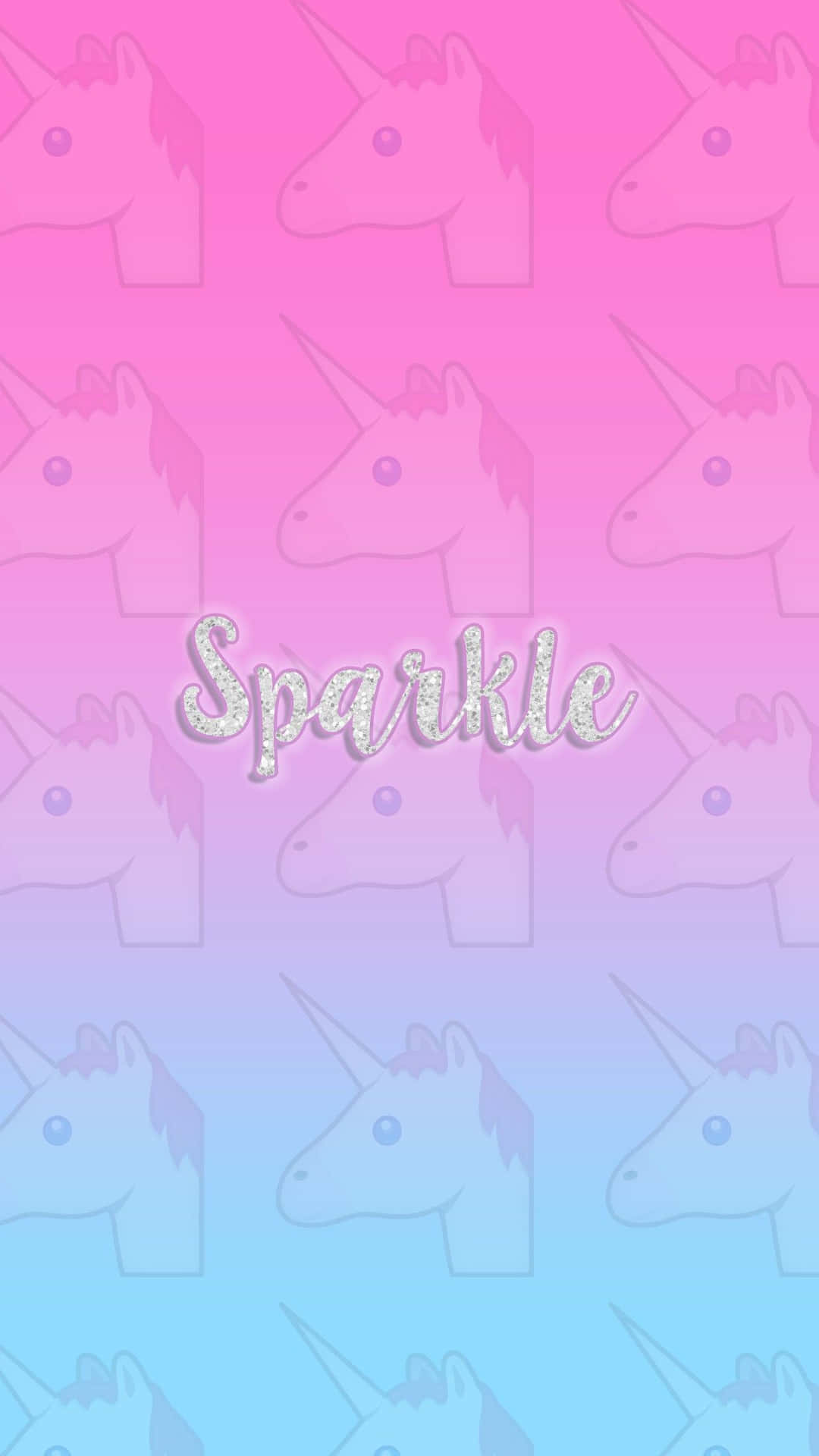 Sparkle Unicorn Aesthetic Background