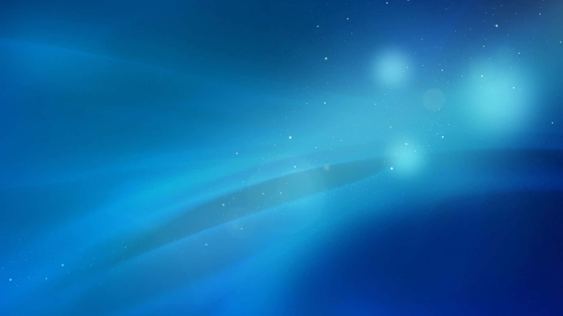 Sparkles And Circles Glowing Blue Pc Background