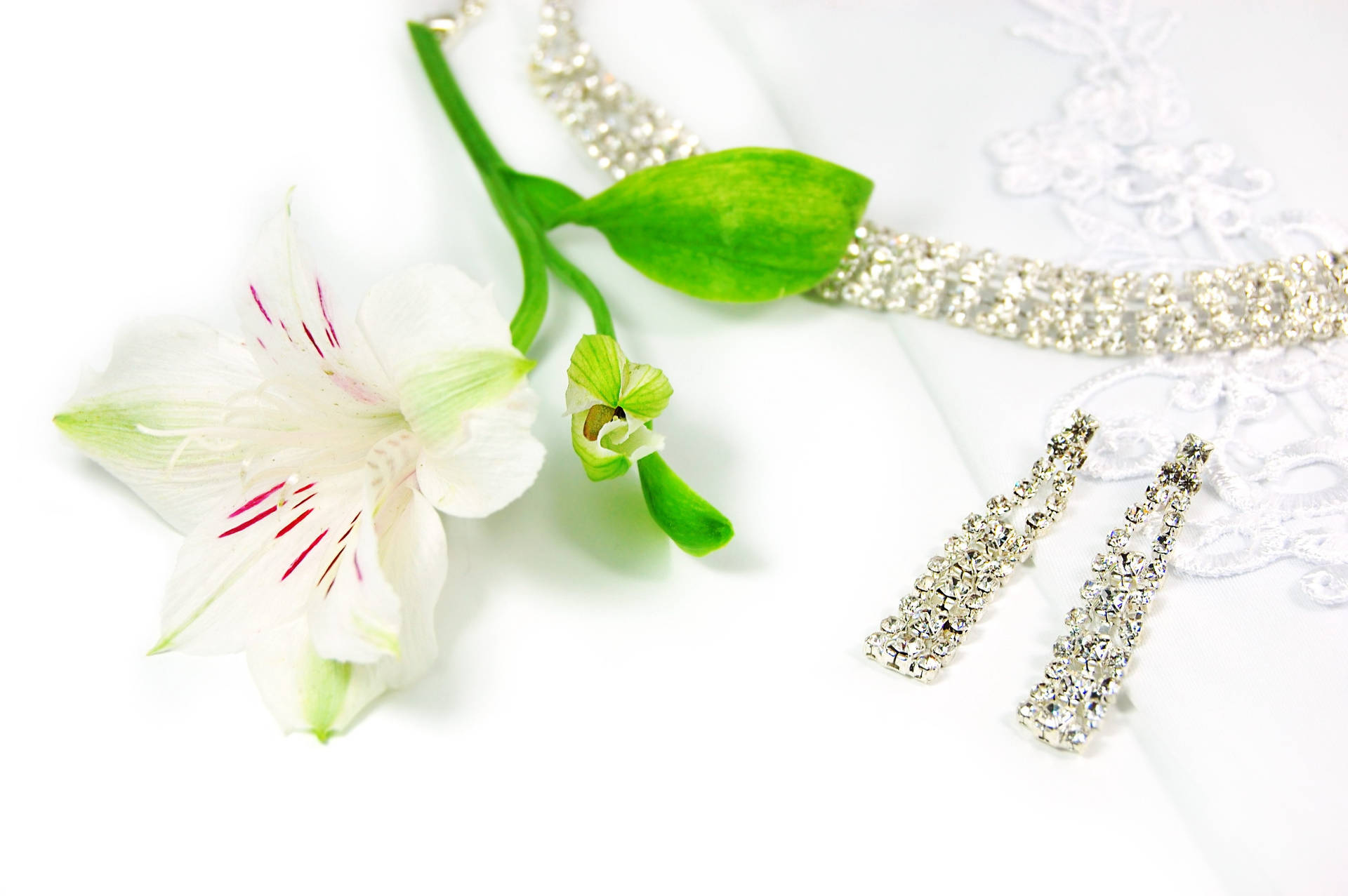 Sparkling Diamond Jewelry Adornment Background