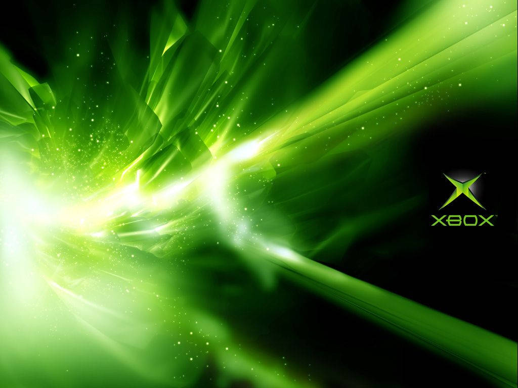Sparkling Green Light Xbox Art Background