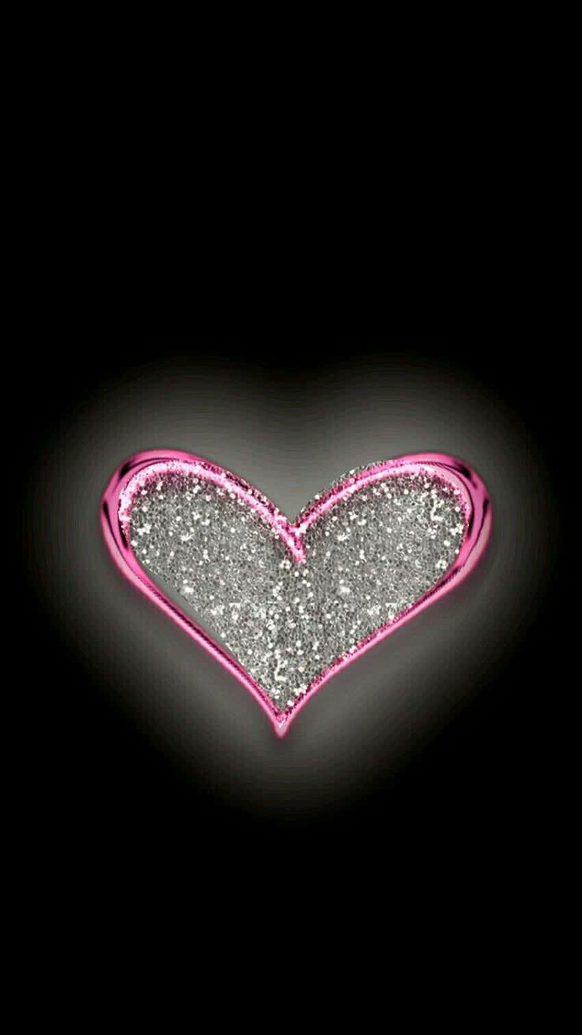 Sparkling Heart Wallpaper Background
