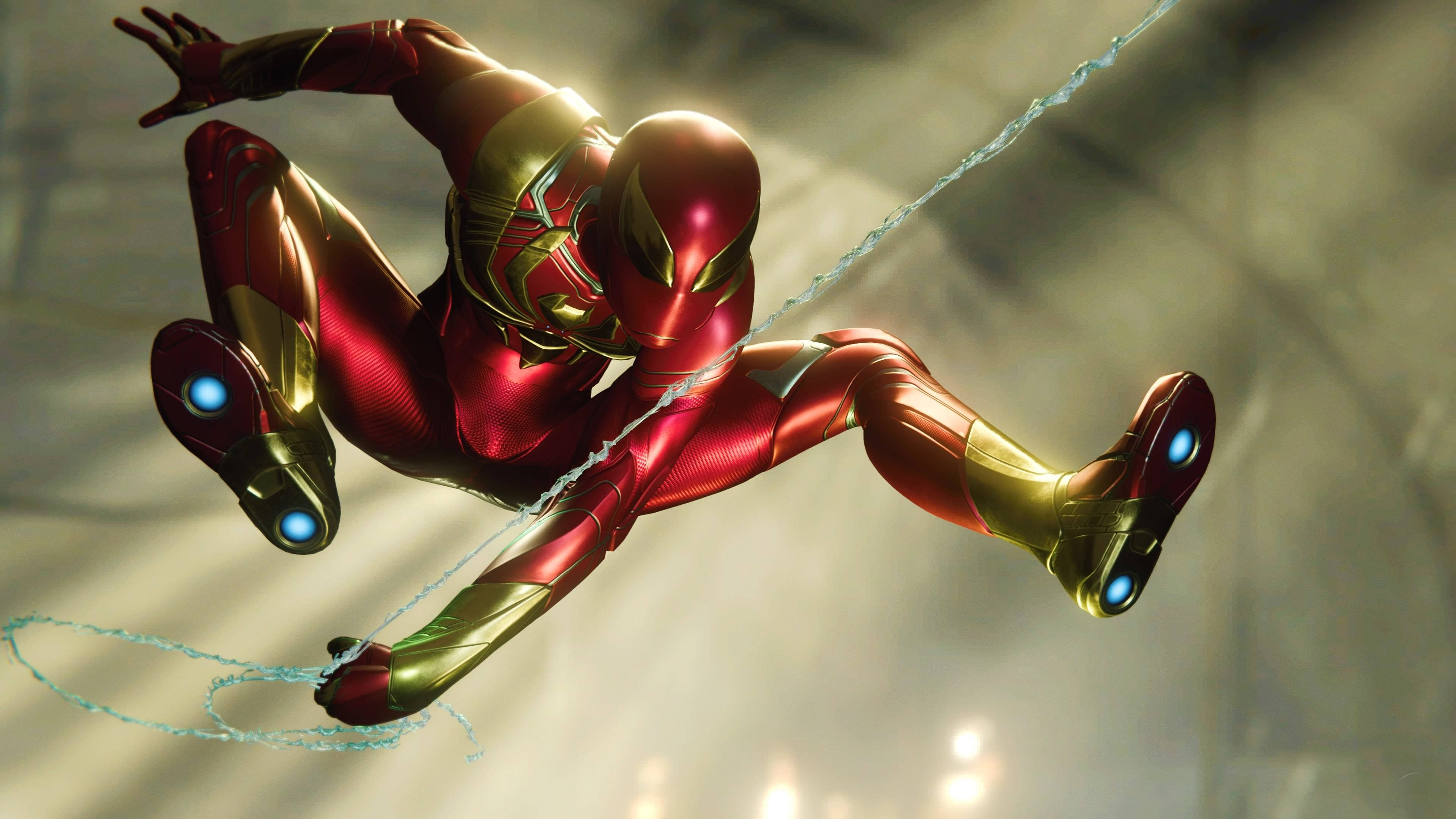 Sparkling Iron Spider Spiderman Suit