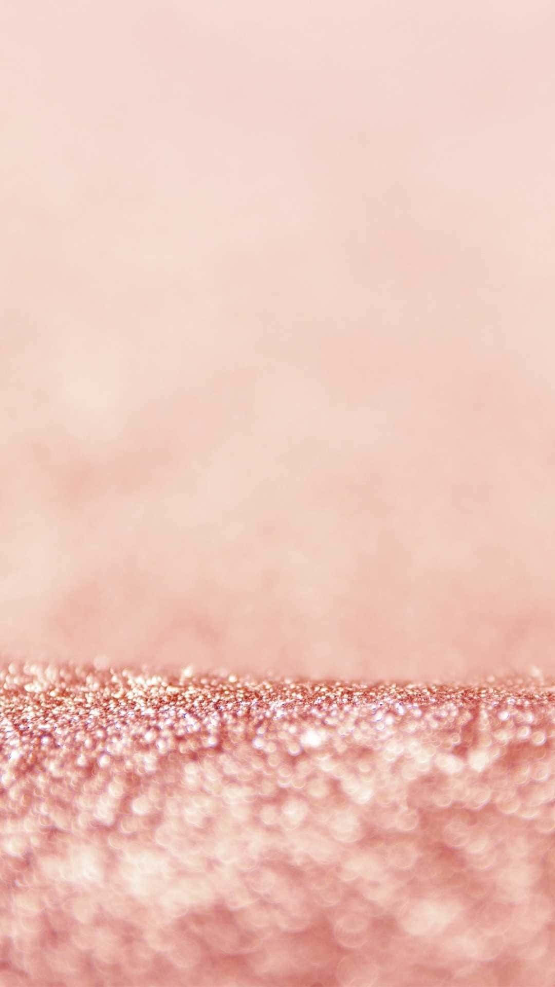 Sparkling Pink Rose Gold Glitters Background