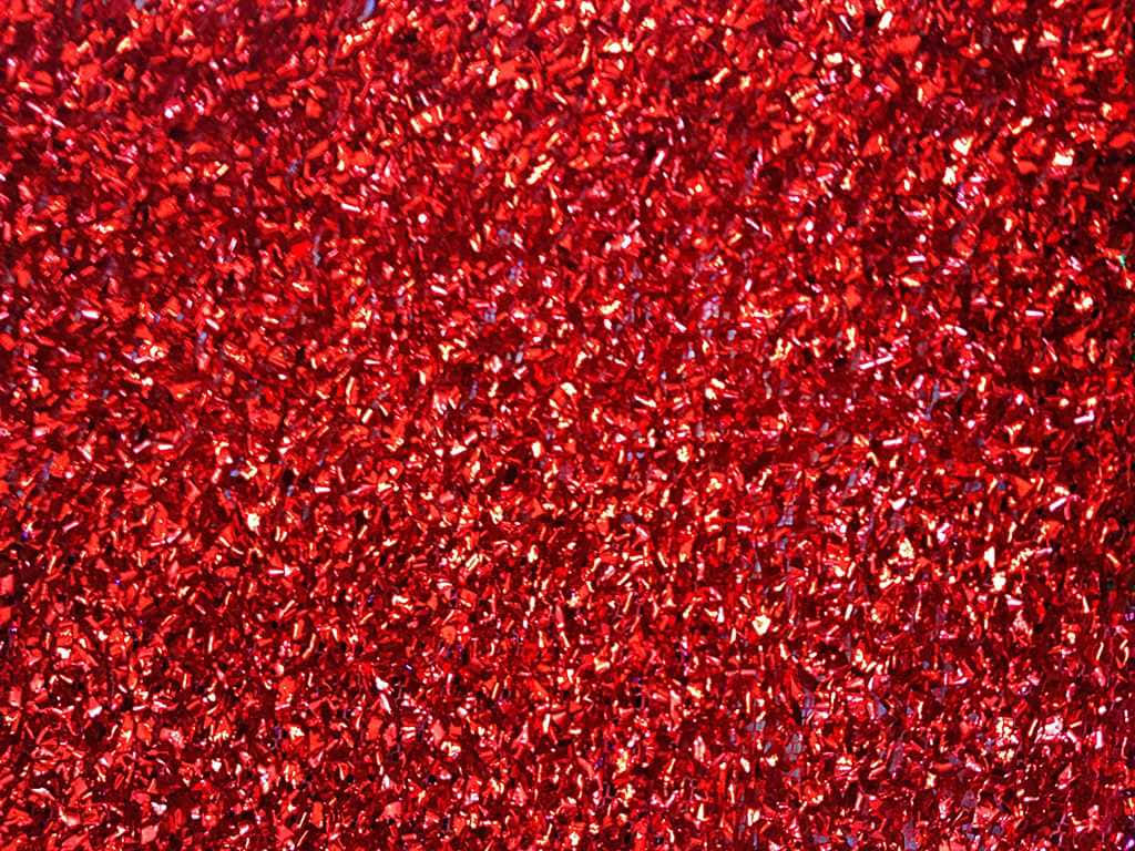Sparkling Red Glitter Background