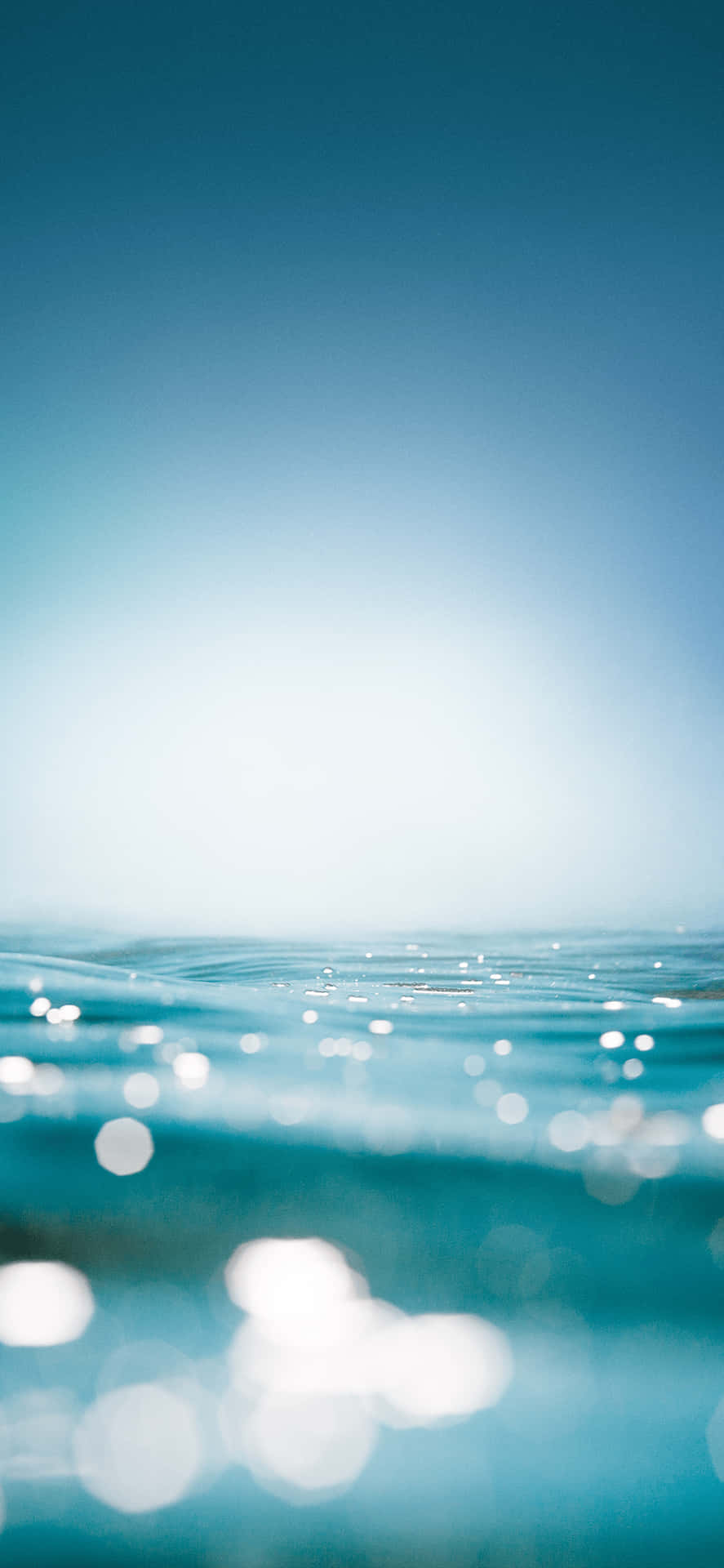 Sparkling Sea Water Ios 3 Background