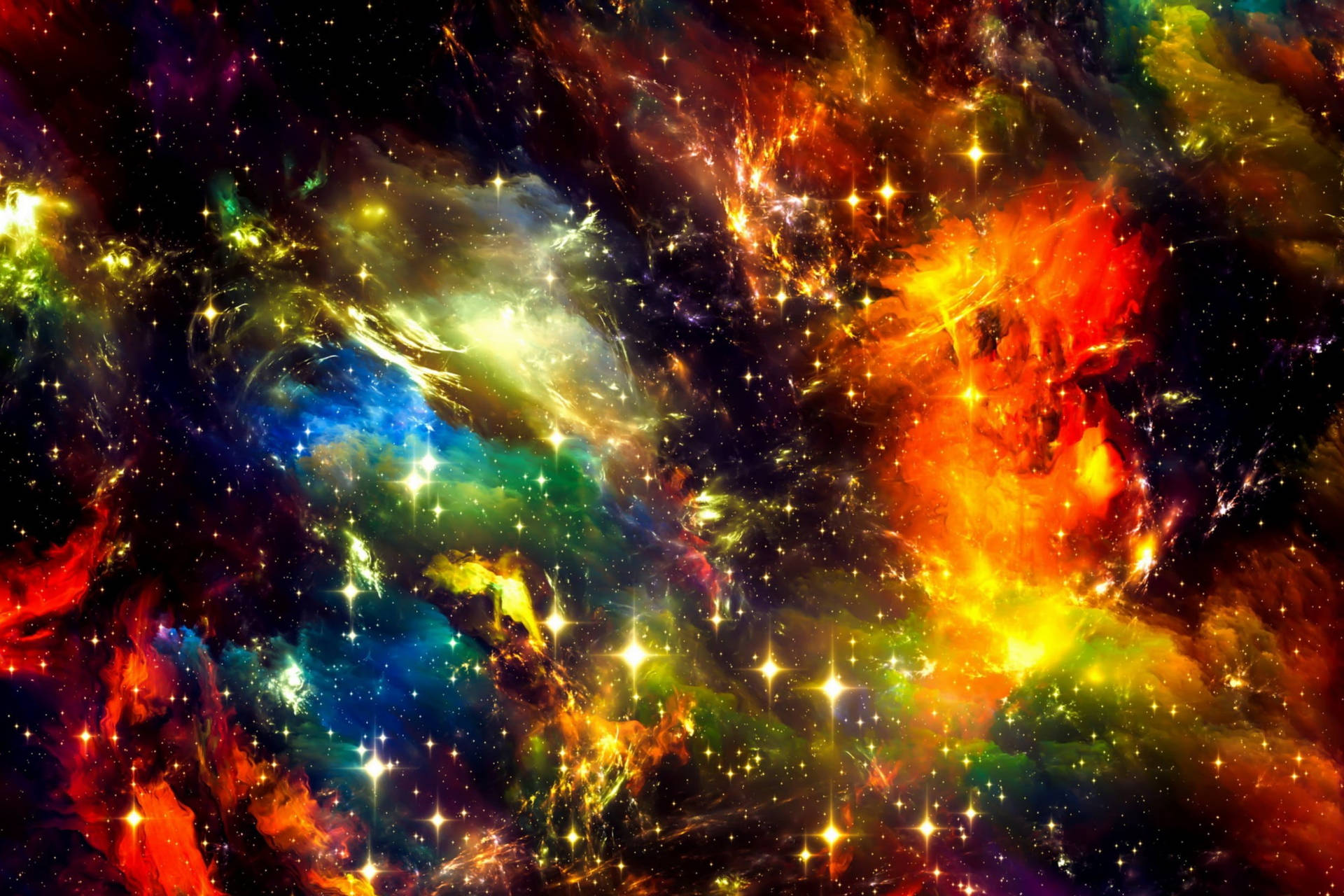 Sparkly Cosmos Graphic Background
