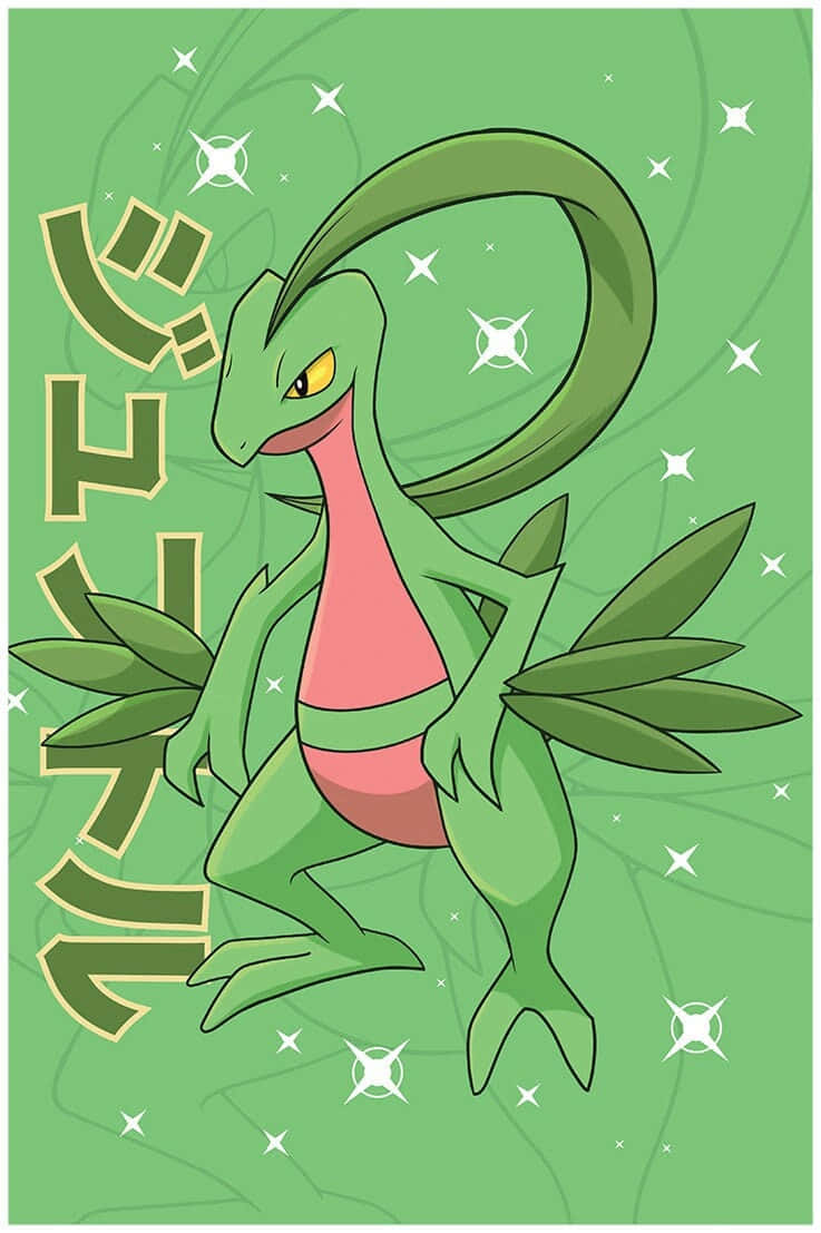 Sparkly Grovyle Background