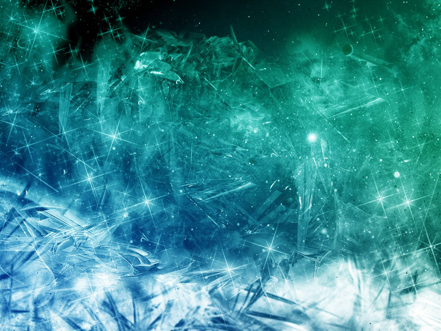 Sparkly Ice Crystals Background