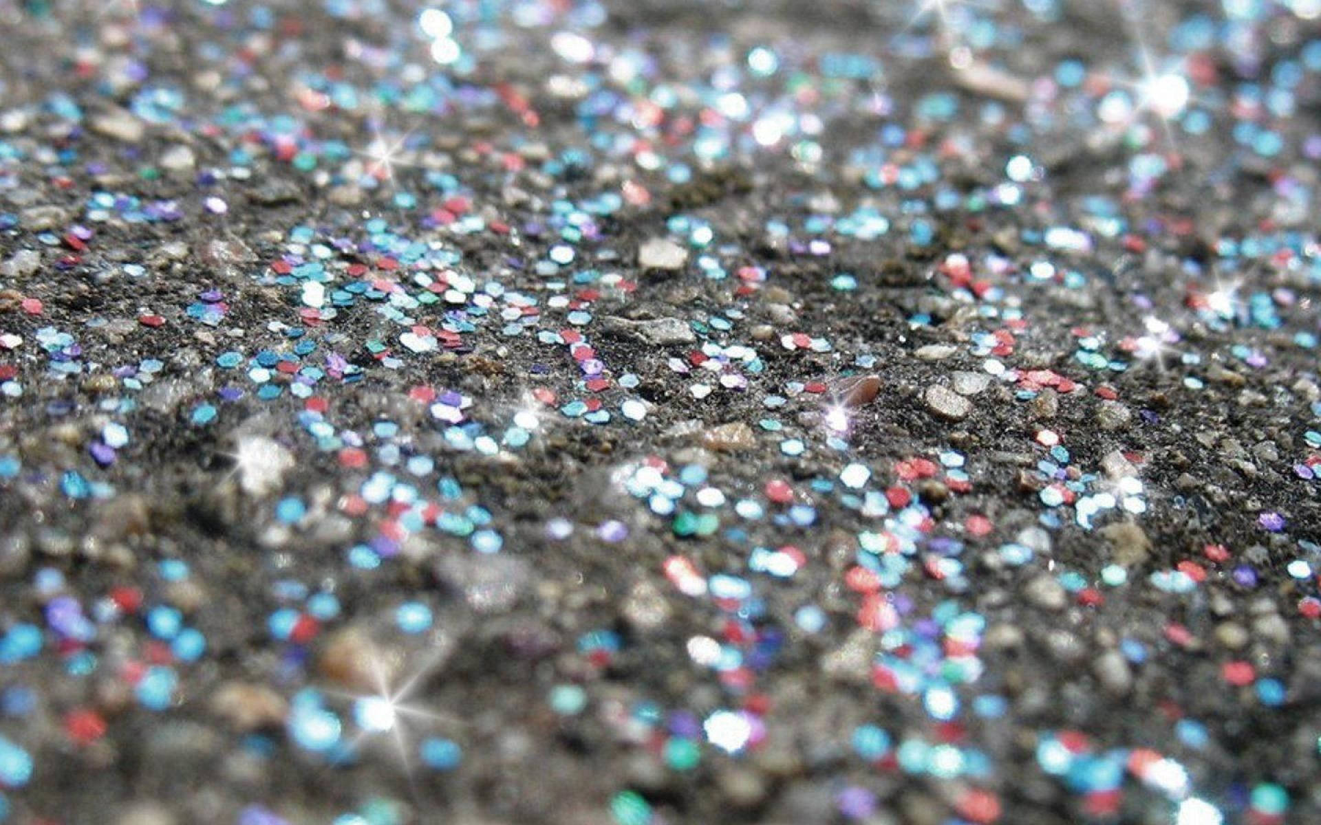 Sparkly Sequins On The Ground