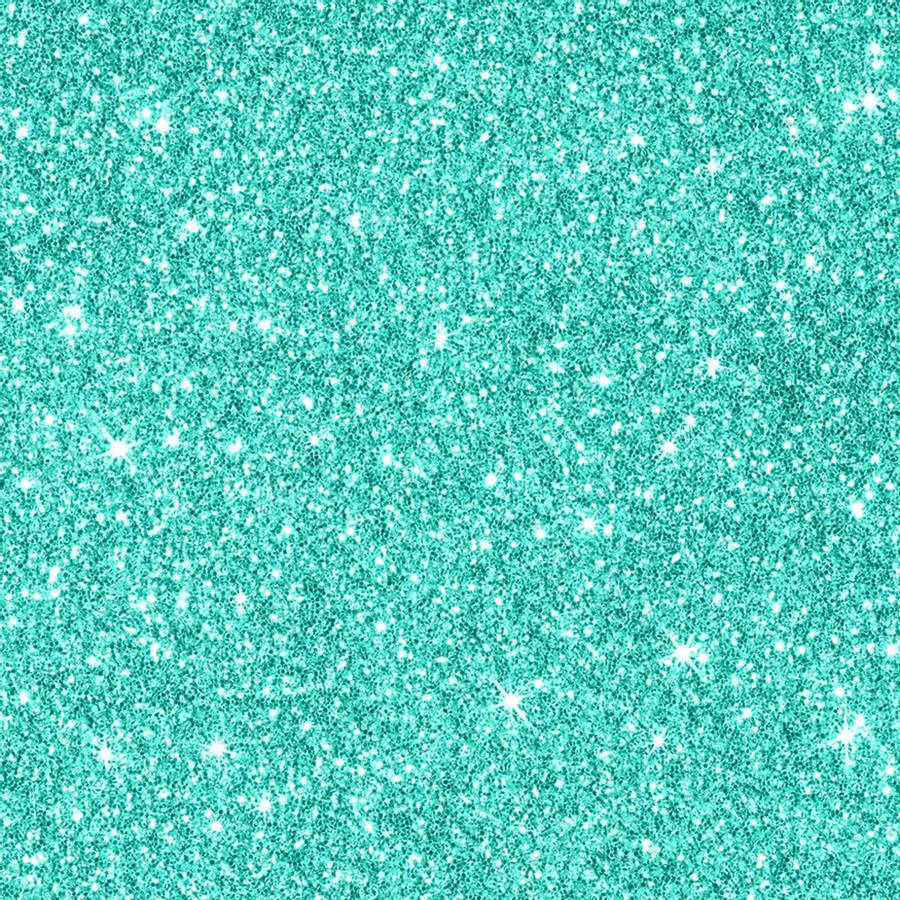 Sparkly Turquoise Glitter Background