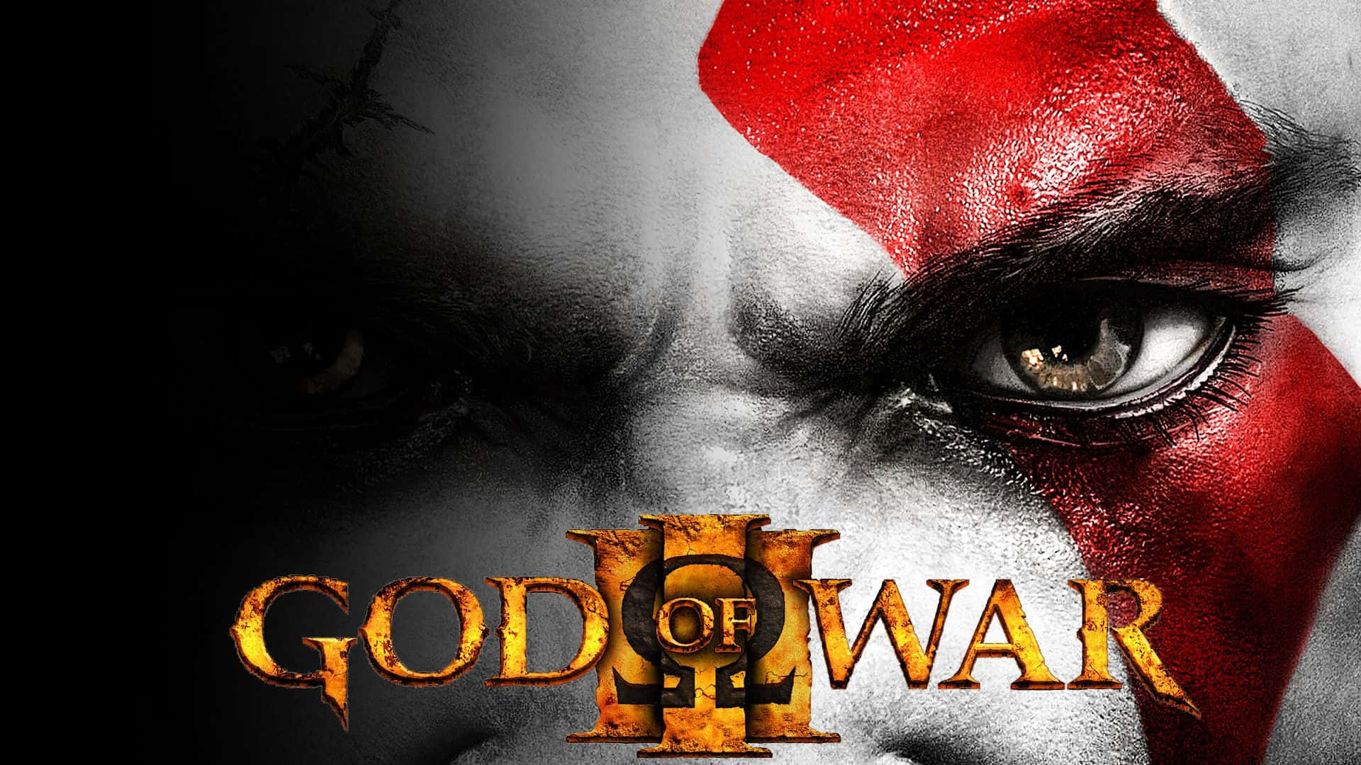 Spartan Warrior Kratos In God Of War Iii Background