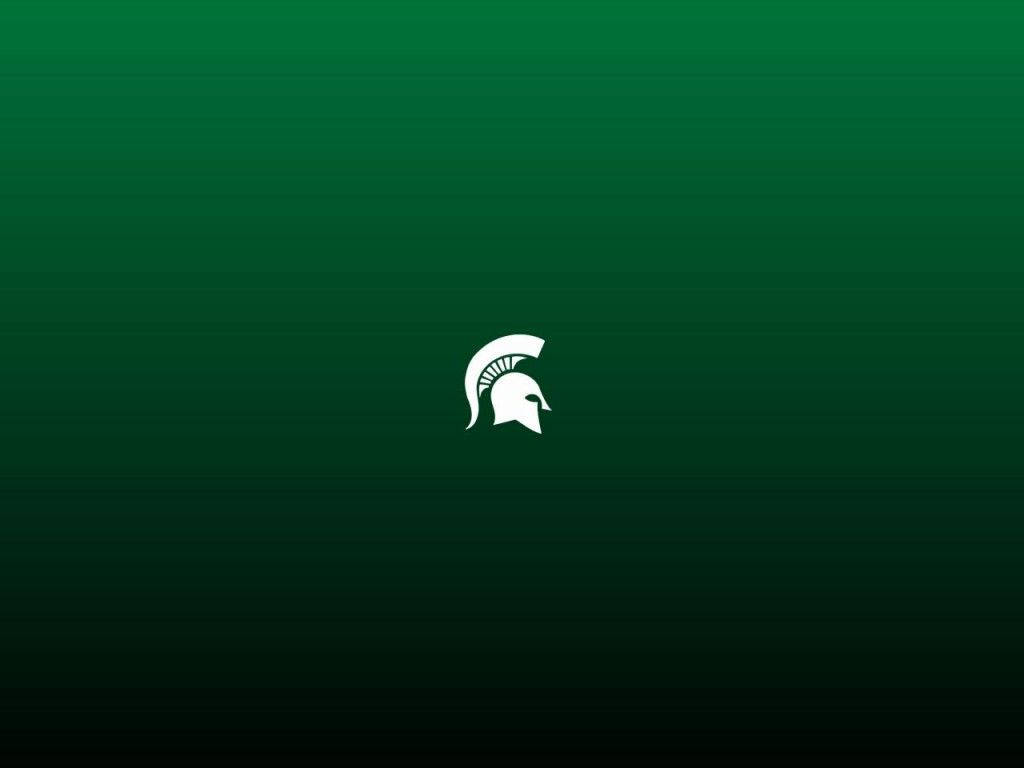 Spartans Logo Michigan State University Gradient Background