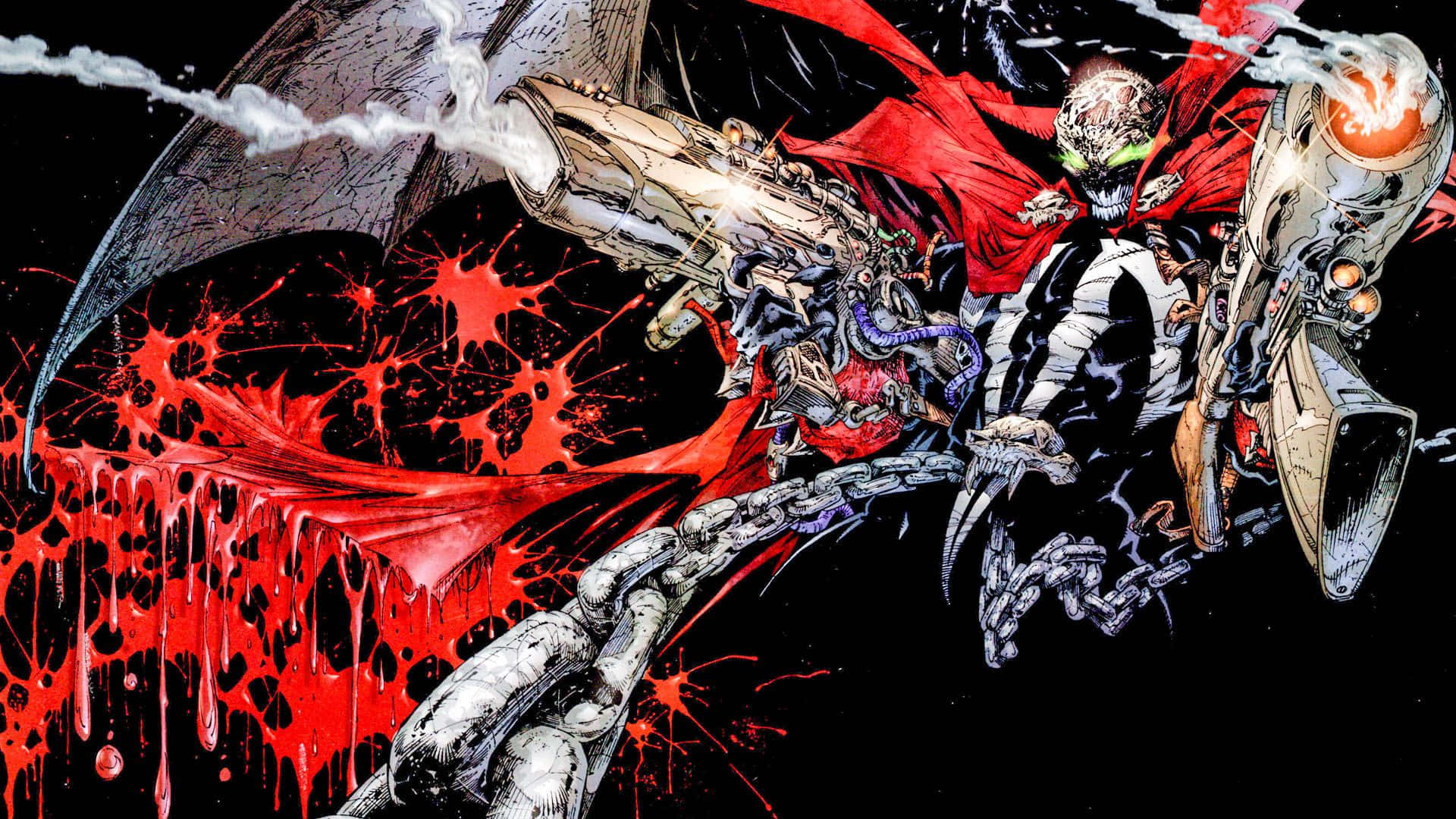 Spawn Artistic Comic Art Hd Background