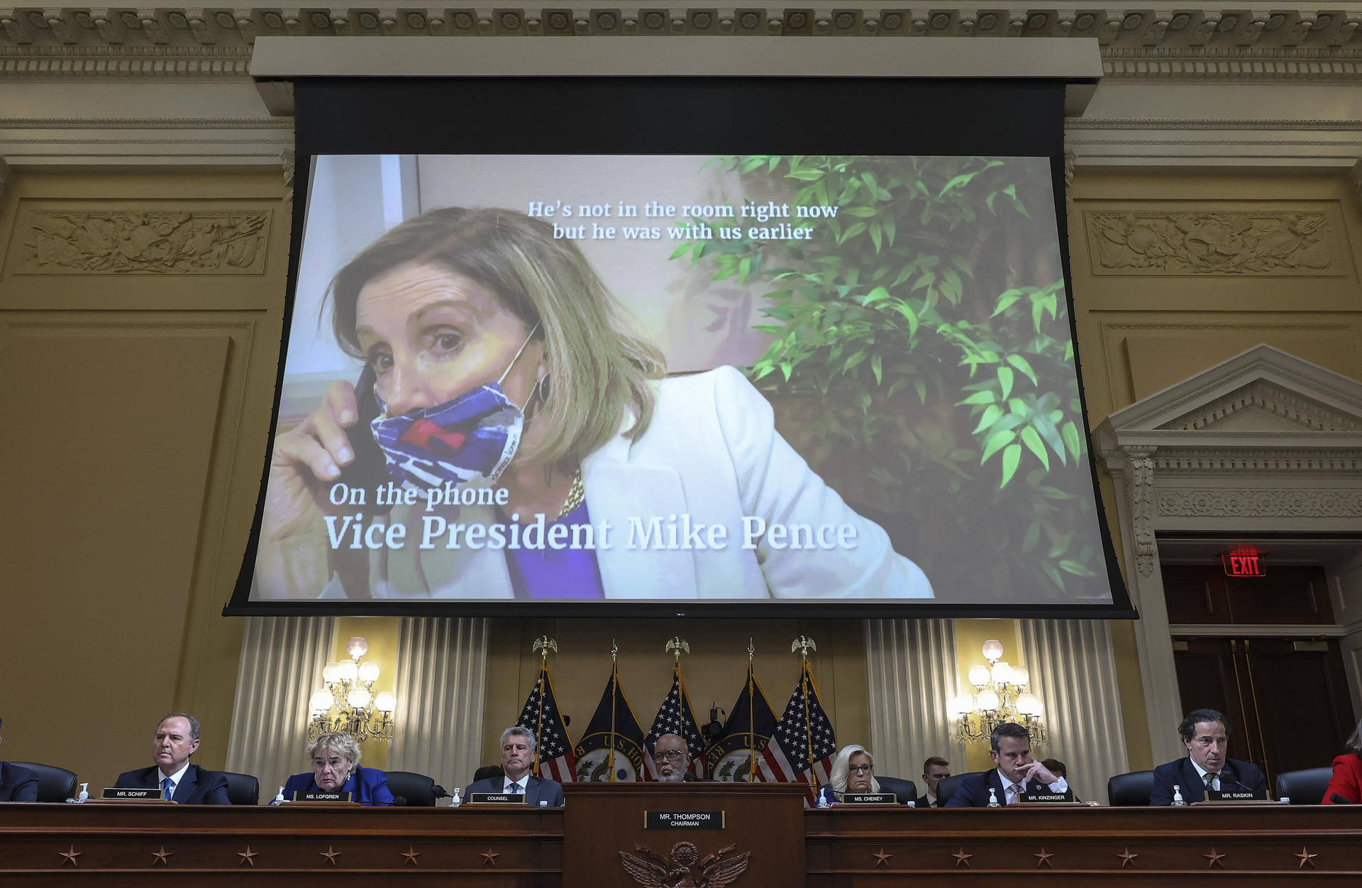 Speaker Of The House, Nancy Pelosi, Addressing The Congress. Background