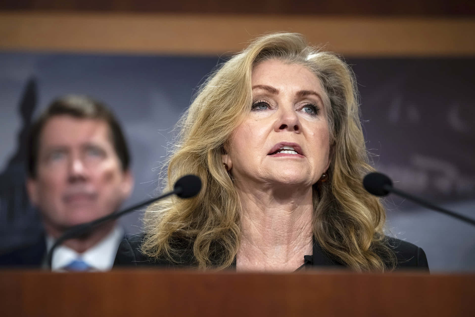 Speaking Marsha Blackburn Background