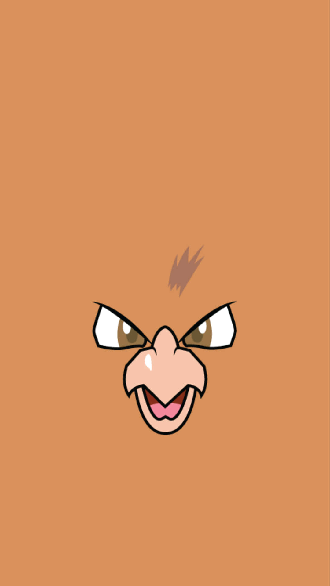 Spearow Themed Minimalist Phone Background