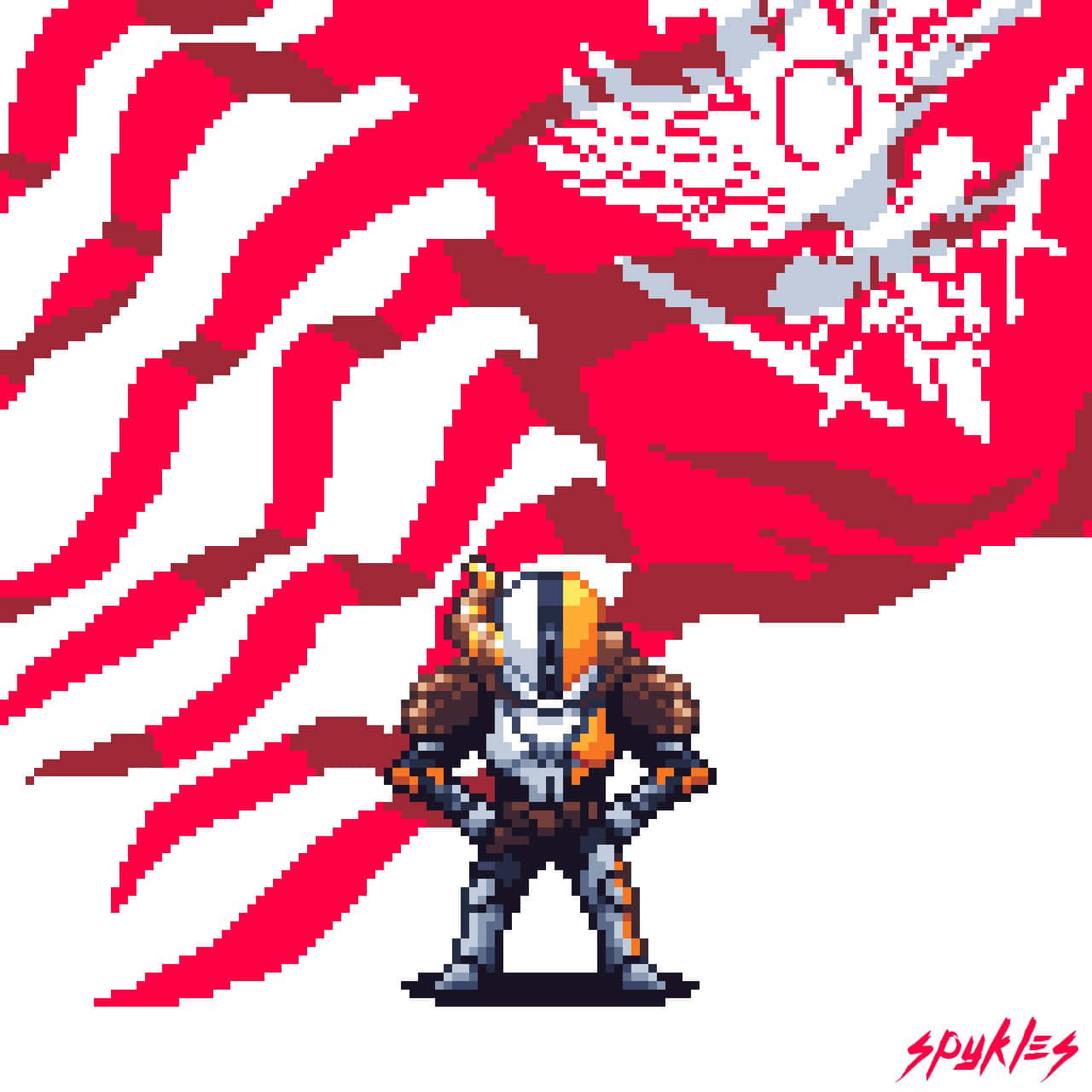 “special Pixel Art From The Popular Video Game Destiny” Background