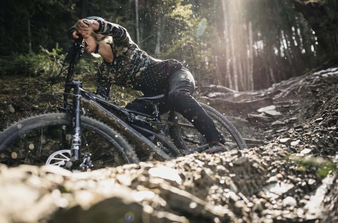 Specialized Mountain Bike In Muddy Road Background