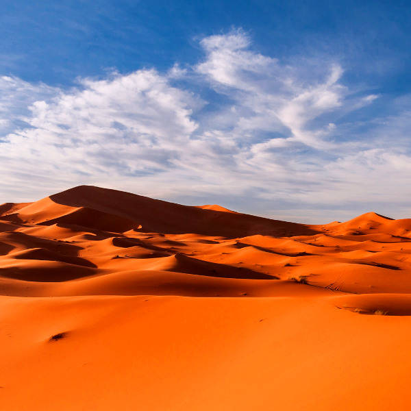 Spectacular Desert Landscape In Mauritania Background