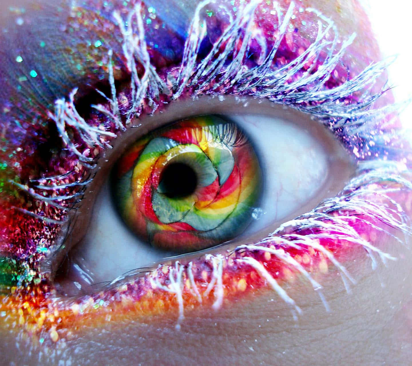 Spectacular Eye Makeup Closeup