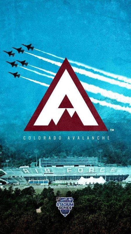 Spectacular Flyover By Air Force During Colorado Avalanche Game Background