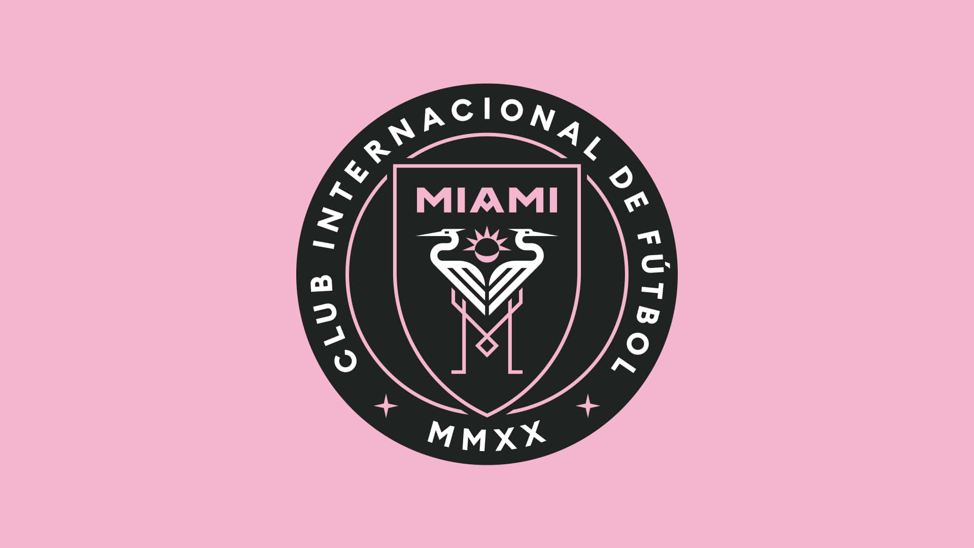 Spectacular Inter Miami Fc Official Logo Digital Art Background