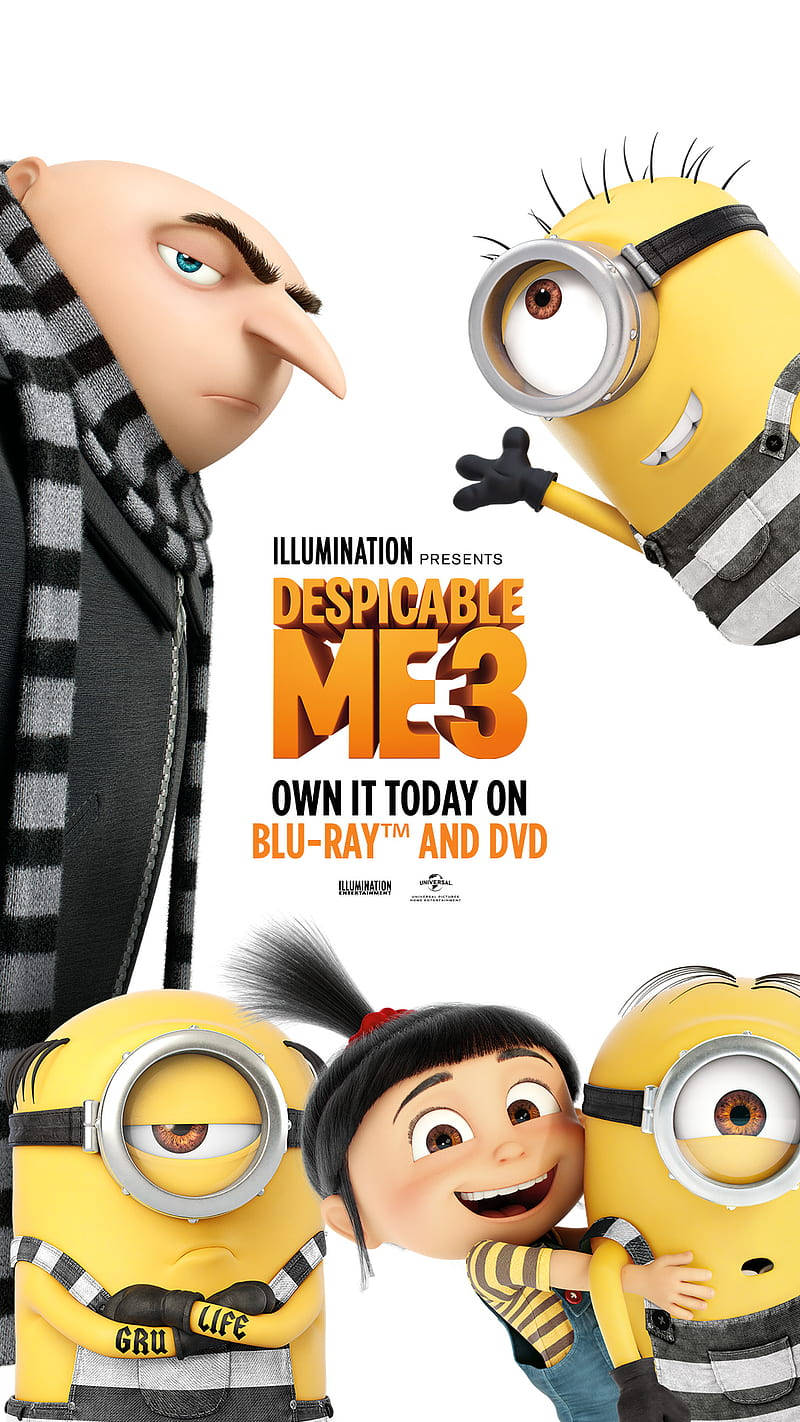 Spectacular Poster Of Despicable Me 3