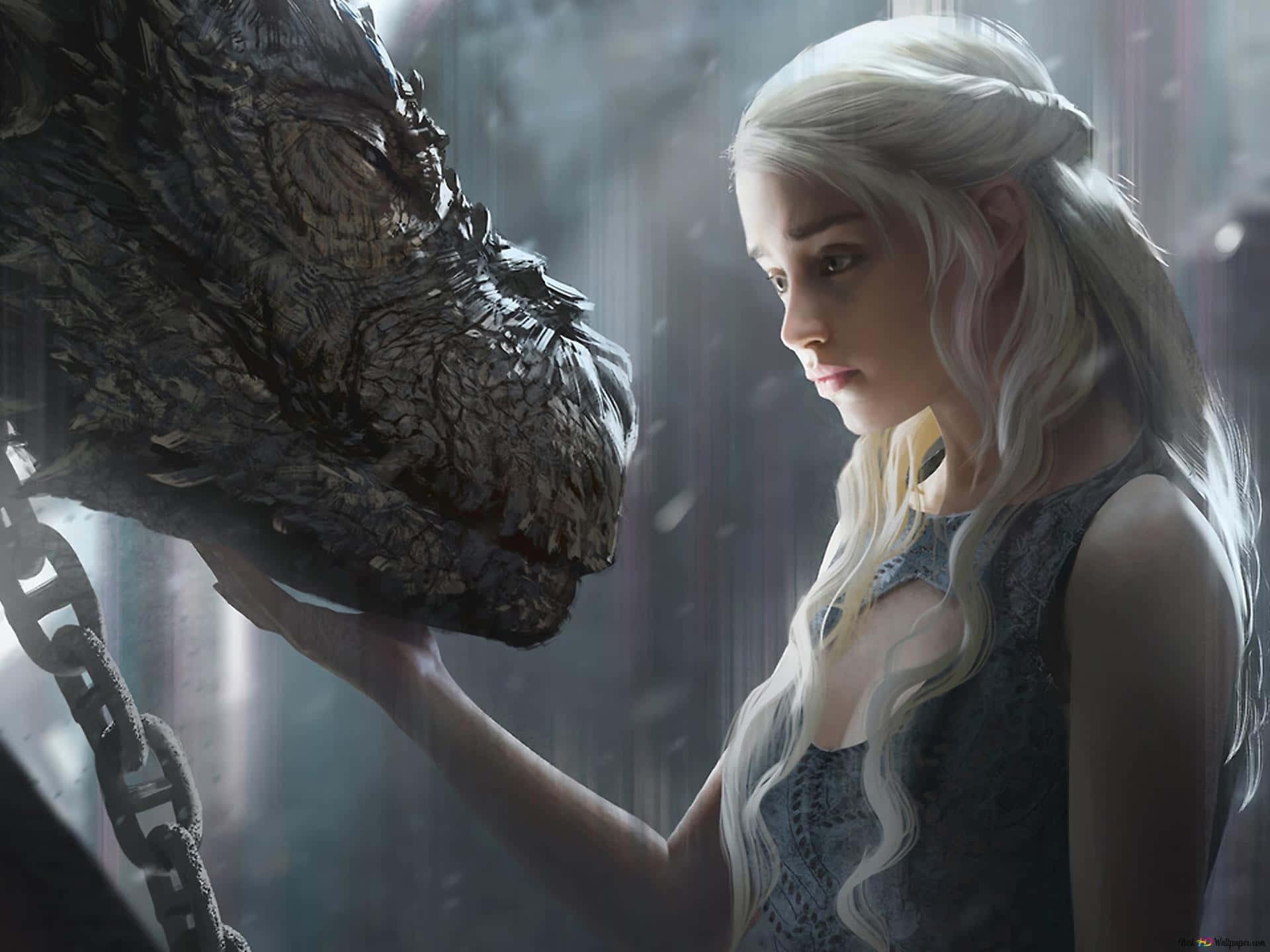 Spectacular Powerful Dragon Background