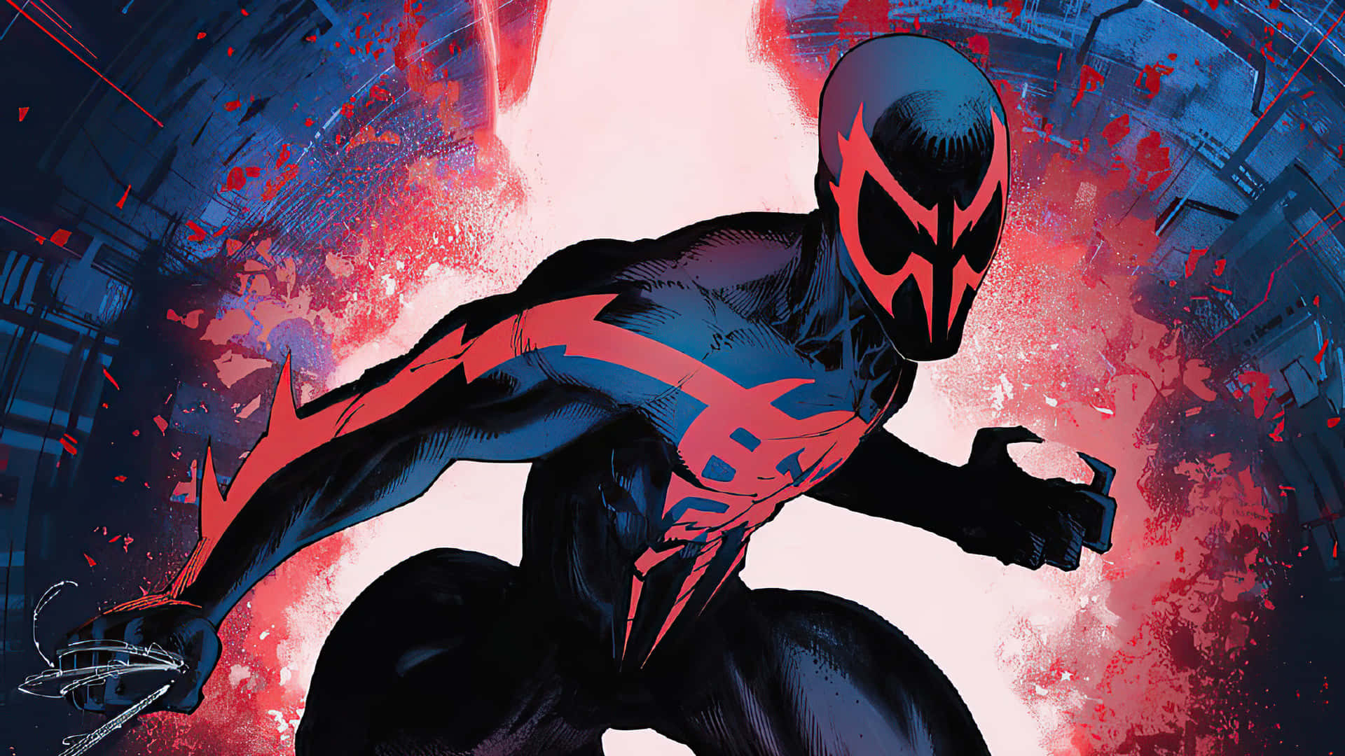 Spectacular Spider-man 2099 In Action