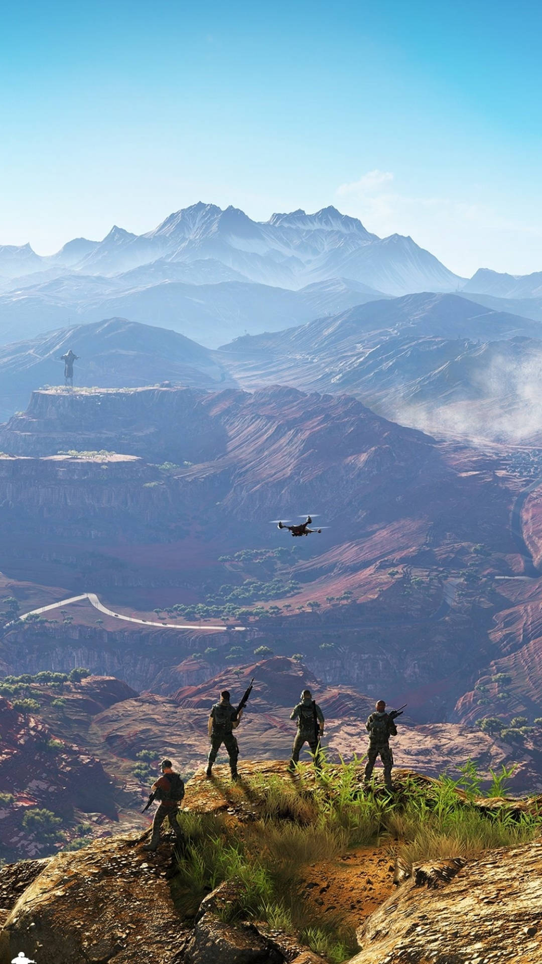 Spectacular View Of Hilltop In Tom Clancy's Ghost Recon Wildlands Background