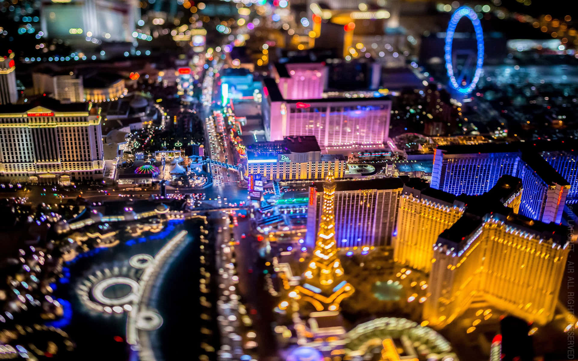 Spectacular View Of Las Vegas, Nevada Background