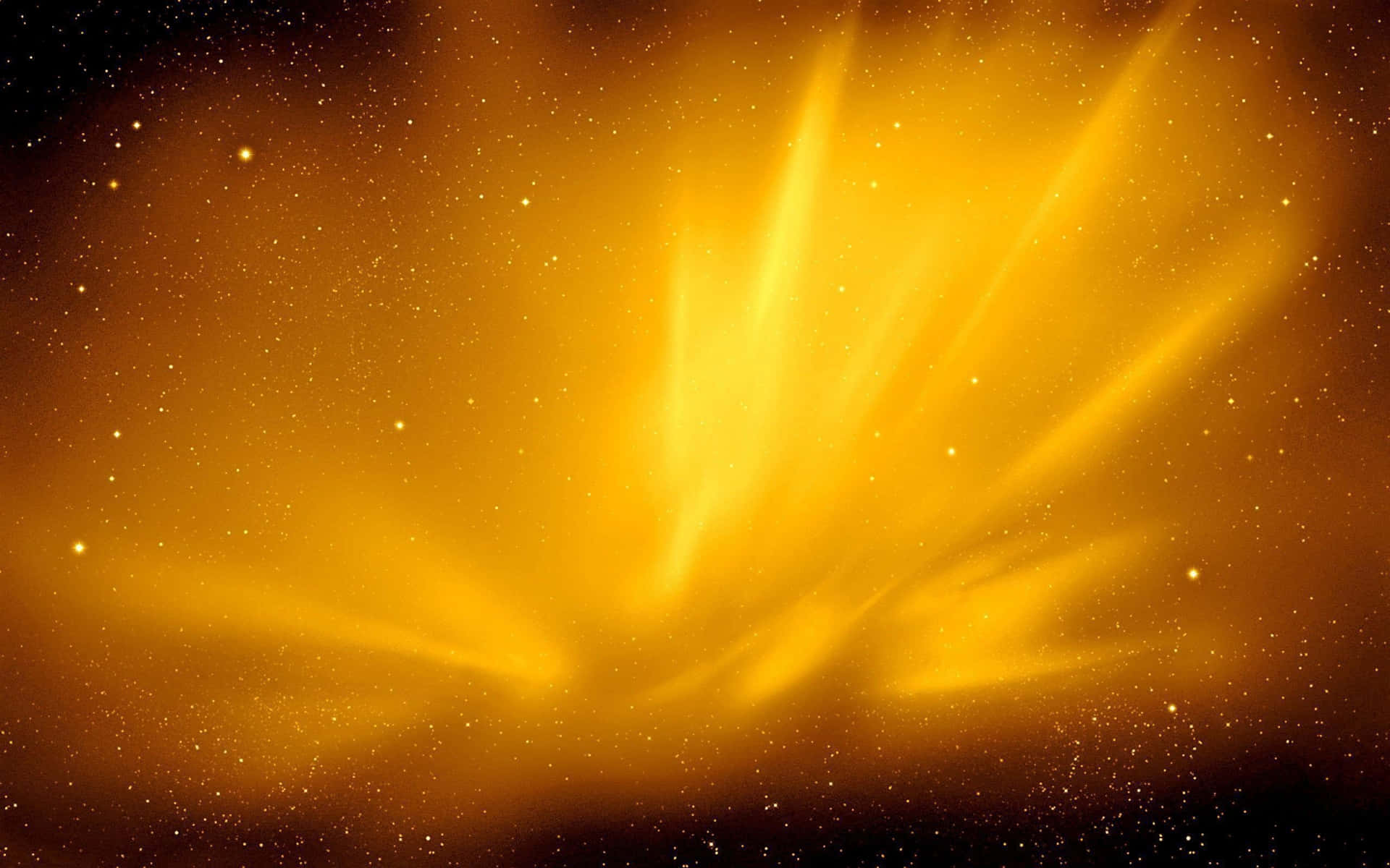 Spectacular Yellow Galaxy - The Beauty Of Outer Space Background