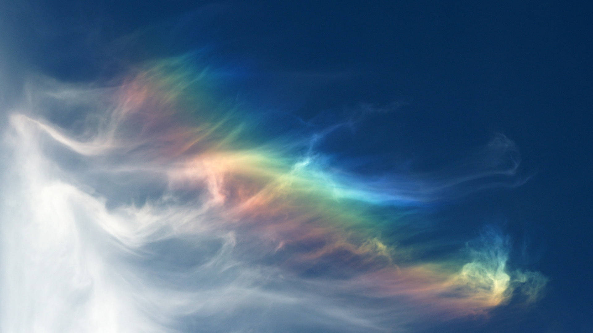 Spectrum Light In Sky Background