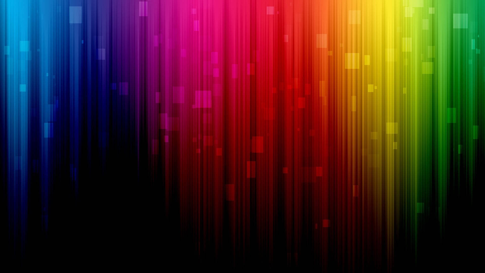 Spectrum Lines And Squares Background
