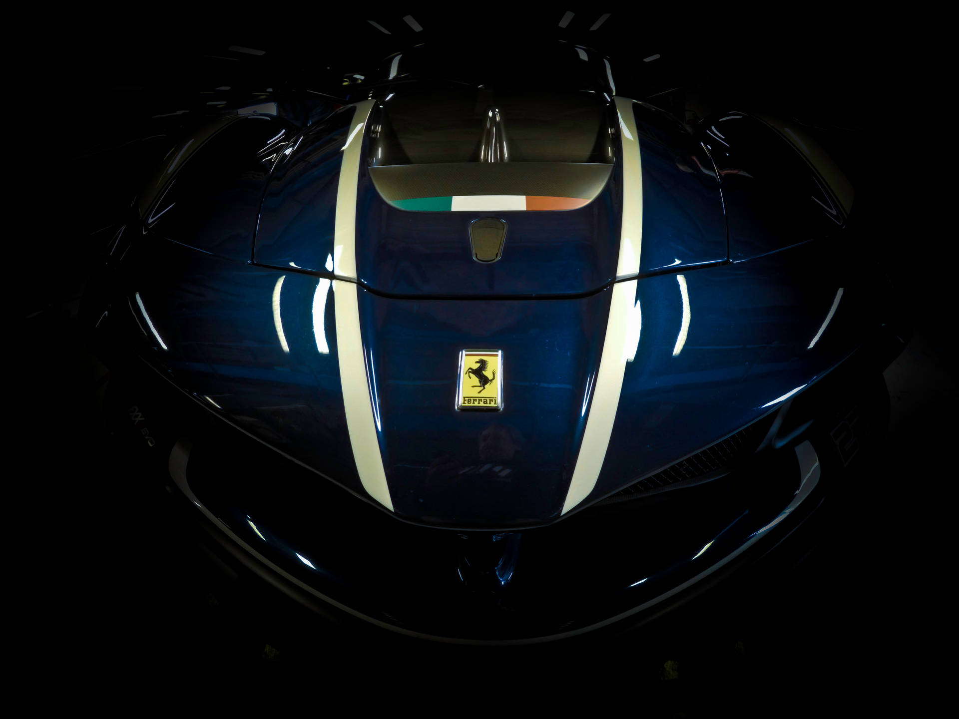 Speed And Style Combined - Ferrari Sports Car Background