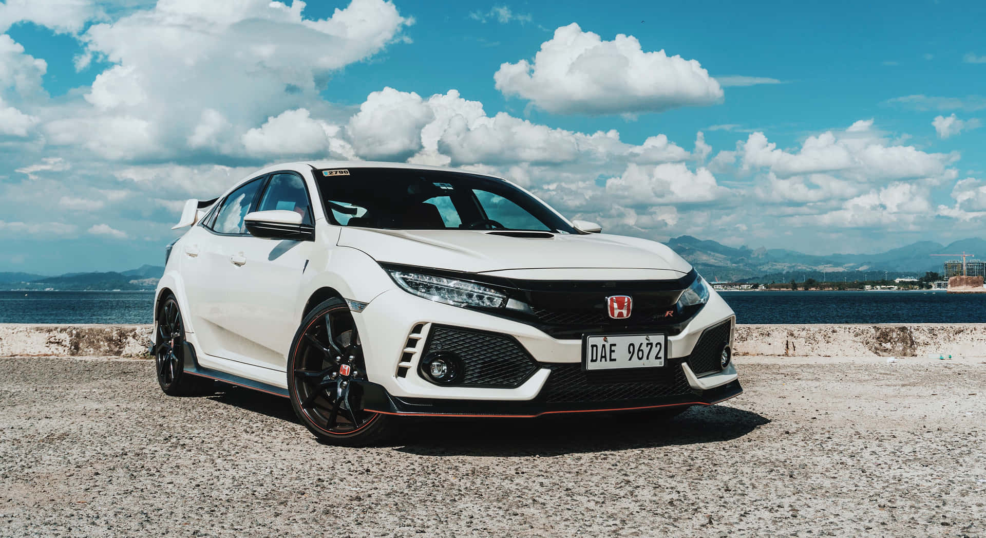 Speed Demon: Get Ready To Dominate The Track With The Honda Civic Type R Background