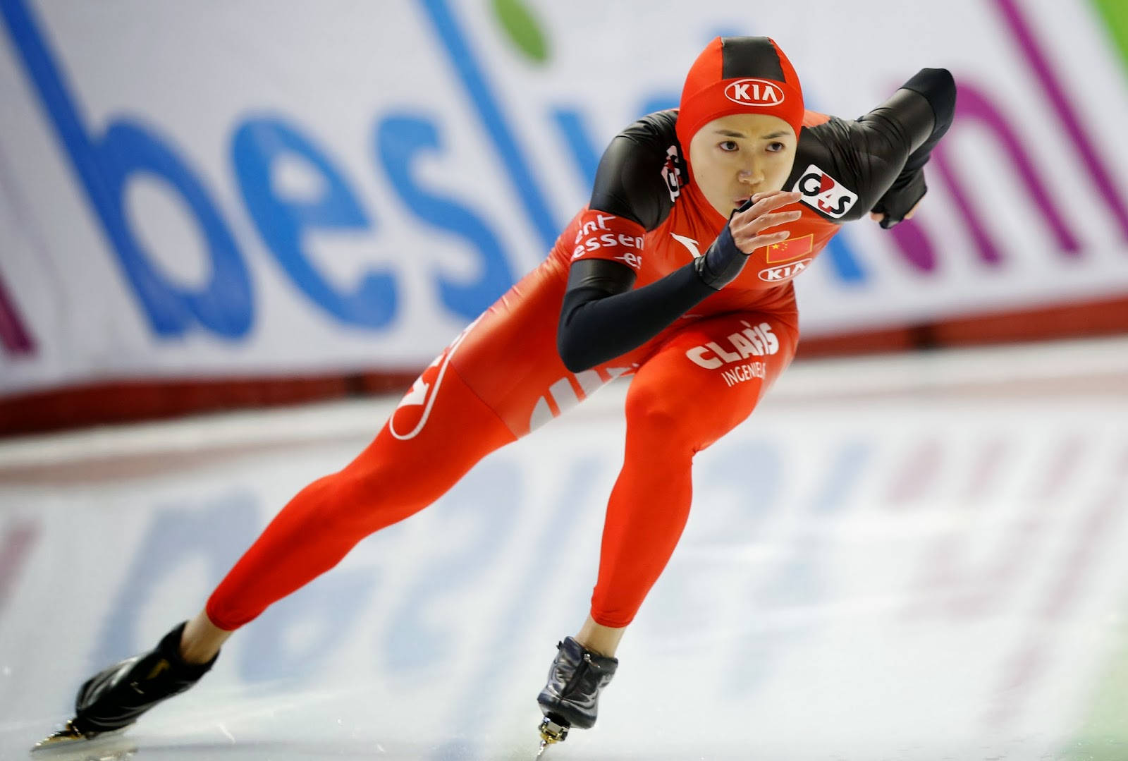 Speed Skating Woman