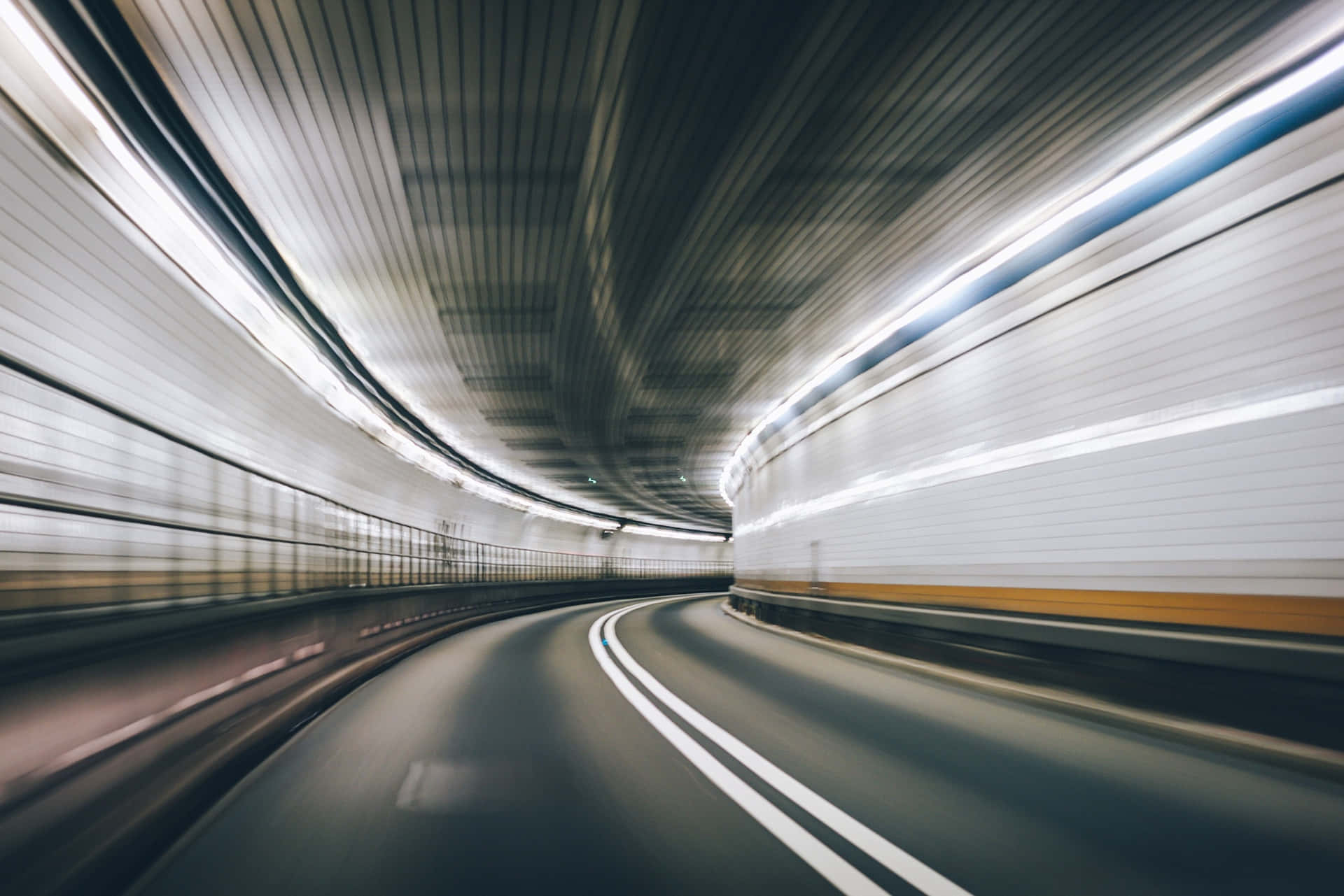 Speeding Through Tunnel Motion Blur Background