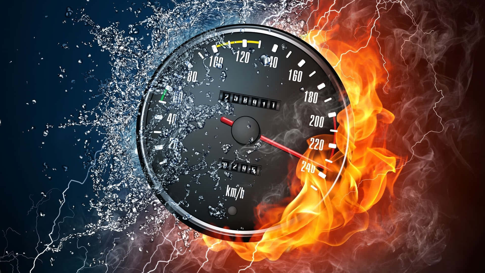 Speedometer Ablaze: Ignite Your Speed