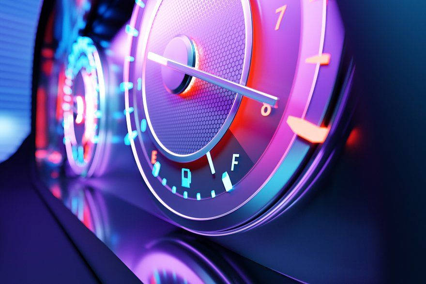 Speedtest Purple Speedometer Background