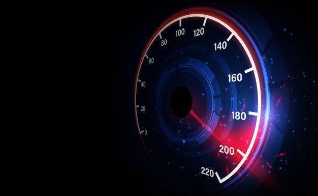 Speedtest Speedometer Art Sideview