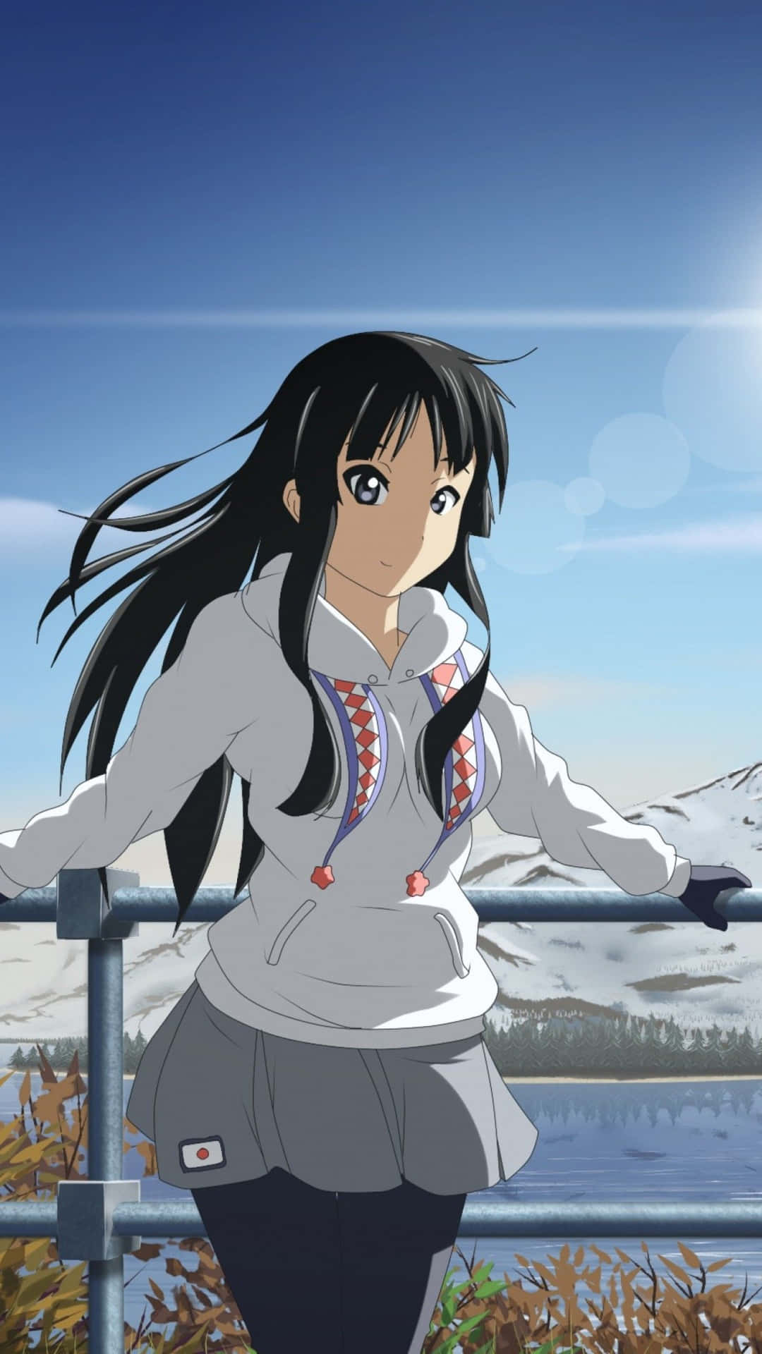 Spellbinding Portrait Of Mio Akiyama Background