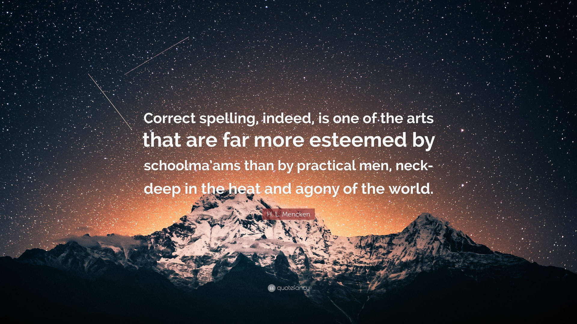 Spelling Quote With Indeed Word Background