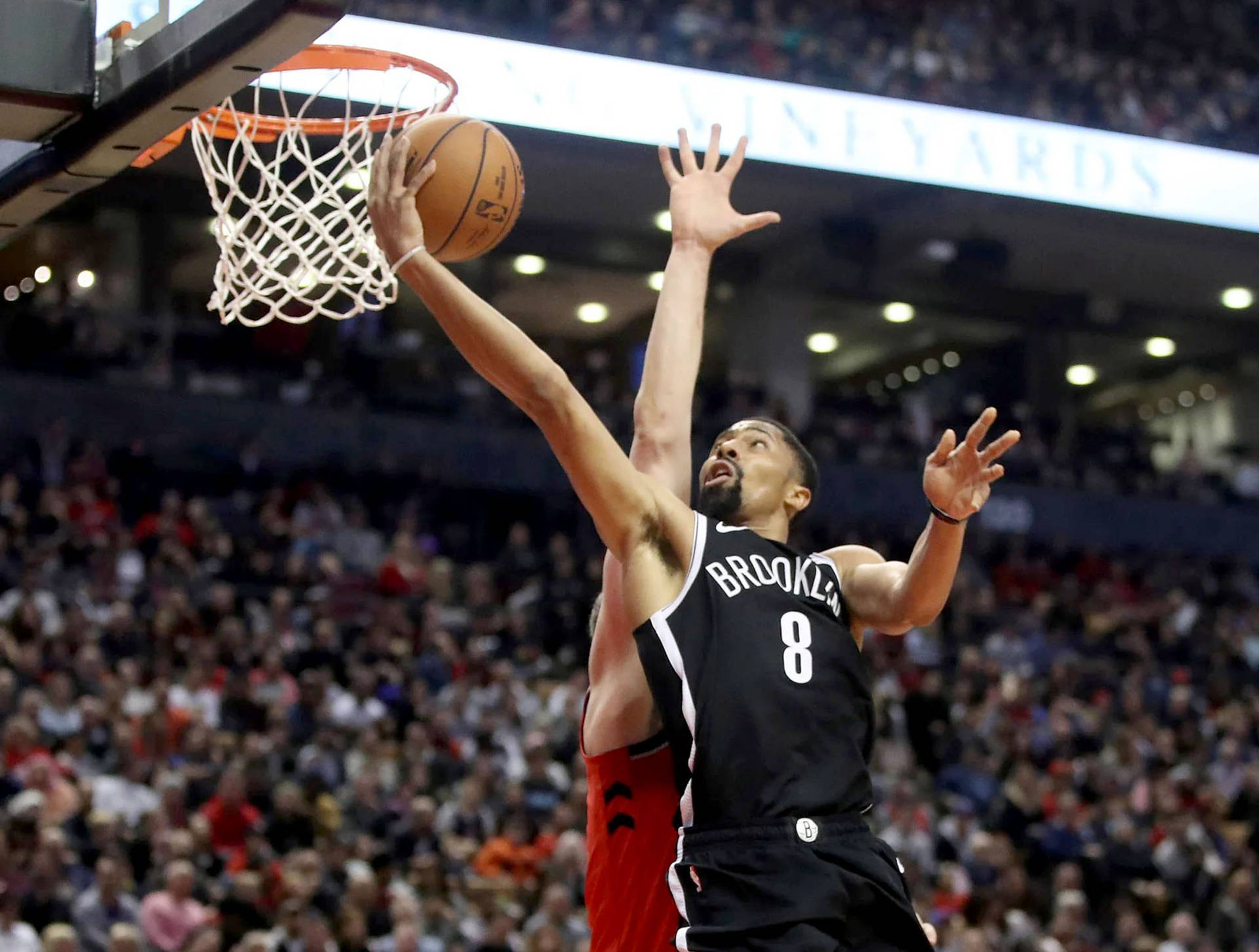 Spencer Dinwiddie Lay-up Shot Background